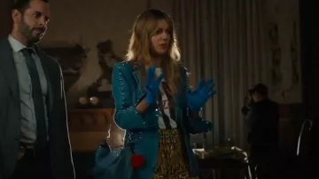 B-Low The Belt Madelyn Chain Leather Belt worn by Morgan Gillory (Kaitlin Olson) as seen in High Potential (S02E06)