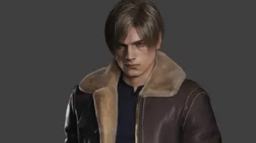 Resident Evil 4 Remake Leon Chaqueta usada por (Leon Robinson) como se ve en Resident Evil