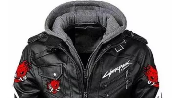 Cyberpunk 2077 Samurai Chaqueta de cuero usada por él mismo (William Gibson) como se ve en Cyberpunk