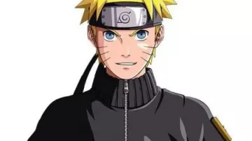 Shippuden Uzumaki Naruto Chaqueta usada por Naruto como se ve en Naruto Shippuden la película