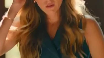 Chad Powers 2025 Perry Mattfeld Denim Blazer Dress