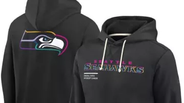 Seattle Seahawks Noir 2025 Crucial Catch Sweat à capuche