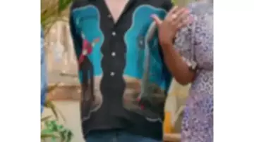 Cactus Print Shirt of Self - Presenter (Noel Fielding) in The Great British Bake Off (S08)
