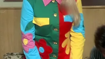 Chaqueta de patchwork floral colorida usada por Marcia Brady (Maureen McCormick) en The Brady Bunch