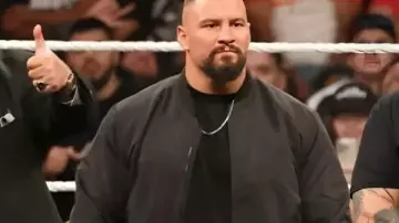 WWE RAW 2025 Bomber Jacket worn by Bron Breakker as seen in WWE Raw