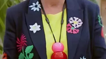 Floral Blazer worn by Prue Leith in The Great British Bake Off S16
