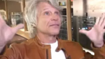 The Today Show 2025 Jon Bon Jovi Chaqueta de cuero con cremallera (Jon Bon Jovi) en Today