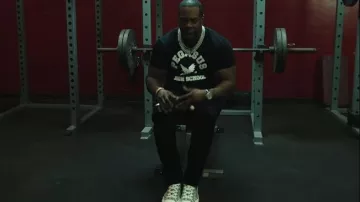 Dior White & Black Oblique High Top B23 Sneakers worn by Busta Rhymes in Trippie Redd – I Got You ft. Busta Rhymes (Official Music Video)