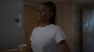 Madewell The Perfect Crewneck Tee in Allday Jersey worn by Jax Stewart (Emayatzy Corinealdi) as seen in Reasonable Doubt (S03E07)