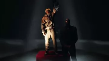 Bape Bapesta x Coach Multi Camo worn by YBN Cordae in Cordae - Super [Official Music Video]