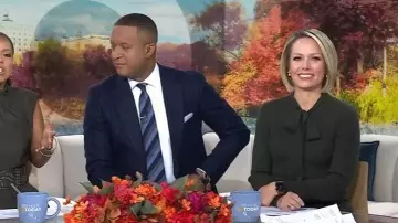 Lisi Lerch Large Audrey Earrings worn by Dylan Dreyer as seen in Today on October 23, 2025