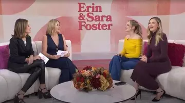 Pantalon Cara Cara Tristan porté par Jenna Bush Hager tel que vu dans Today with Jenna & Friends le 23 octobre 2025