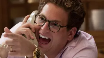 Tortoise shell glasses of Donnie Azoff (Jonah Hill) in The Wolf of Wall Street