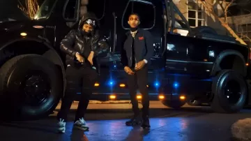 Lunettes de soleil Cartier Brown & White Buffalo C Decor portées par DDG dans DDG x OG Parker ft. 42 Dugg - Money Long (Clip Officiel)