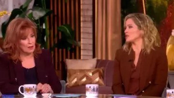 A.L.C. Sedgwick II Double Breasted Blazer worn by Sara Haines as seen in The View on  October 24, 2025