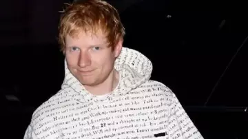 Cavaliers v Knicks 2025 Printed Hoodie worn by Ed Sheeran in Ed Sheeran Is Taking the World by Storm