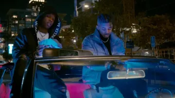 Doudoune Dior Oblique portée par DDG dans DJ K.i.D & DDG - Tony Montana (Clip Officiel)