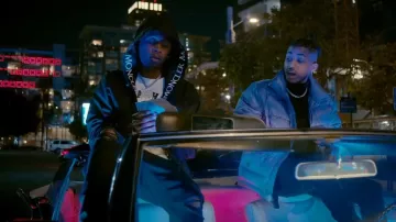 Moncler Veste Massereau Noir portée par DJ K.i.D dans DJ K.i.D & DDG - Tony Montana (Clip Officiel)