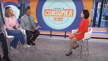 Aldo Ebenezer Pumps worn by Vicky Nguyen as seen in Today on  October 24, 2025