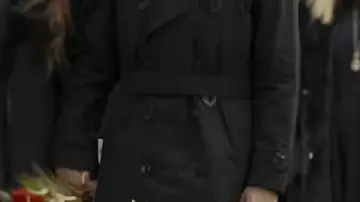 Belted Trench Coat worn by Dr. Joel 'Laz' Lazarus (Sam Claflin) in Harlan Coben's Lazarus