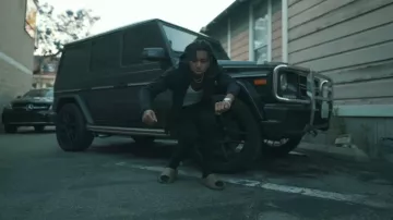Nike All Black Fleece Joggers usados por DDG en DDG - She Cheater (Video musical oficial)