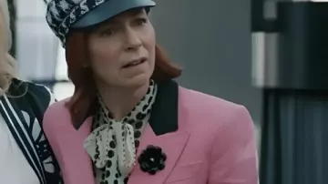 Elsbeth S03 Elsbeth Tascioni Light Pink Blazer worn by Elsbeth Tascioni (Carrie Preston) as seen in Elsbeth (S03E02)