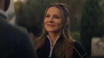 Guest in Residence Cashmere Zippered Sweater worn by Joanne (Kristen Bell) as seen in Nobody Wants This (S02E01)