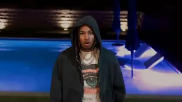 Gallery Dept. White Tear Eye T Shirt worn by DDG in DDG - I'm Geekin (Official Music Video)