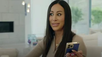 Evil Eye Lover Adhesive PopGrip worn by Angie Katsanevas as seen in Wife Swap: The Real Housewives Edition (S01E01)