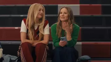 Guest in Residence Argyle Cotton-jacquard Vest worn by Morgan (Justine Lupe) as seen in Nobody Wants This (S02E02)