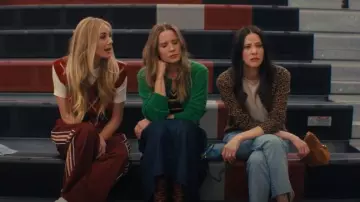 Wales Bonner Shine Track Pants worn by Morgan (Justine Lupe) as seen in Nobody Wants This (S02E02)