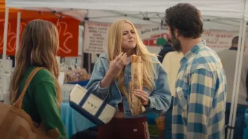 LL Bean Mini Boat and Tote worn by Morgan (Justine Lupe) as seen in Nobody Wants This (S02E02)