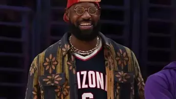 LeBron James 2025 Lakers VS Timberwolves Floral Shirt