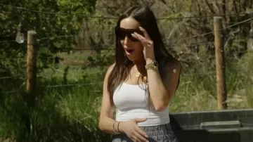 Tom Ford Rellen FT1093 01E Sunglasses worn by Angie Katsanevas as seen in Wife Swap: The Real Housewives Edition (S01E01)