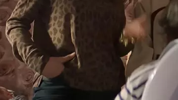 Leopard Printed Sweater worn by (Juliet Cowan) in Brassic