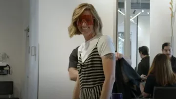 Gucci Shield Tinted Sunglasses worn by Unknow as seen in Wife Swap: The Real Housewives Edition (S01E01)