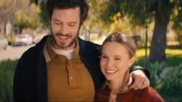 Guest in Residence Tartan Cropped Cashmere Jacket worn by Joanne (Kristen Bell) as seen in Nobody Wants This (S02E01)