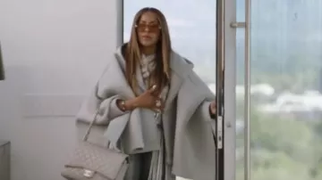 Fendi Fendigraphy Oversized Rimless Acetate Sunglasses worn by Mary Cosby as seen in Wife Swap: The Real Housewives Edition (S01E01)