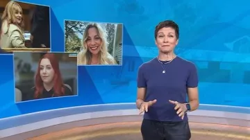 Vince Cash Blend Tee worn by Stephanie Gosk as seen in Today on October 27, 2025