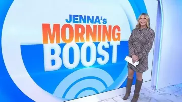 Botte haute Veronica Beard Tarian portée par Jenna Bush Hager comme on le voit dans Today le 27 octobre 2025