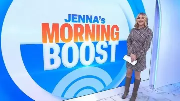 Botte haute Veronica Beard Tarian portée par Jenna Bush Hager comme on le voit dans Today le 27 octobre 2025