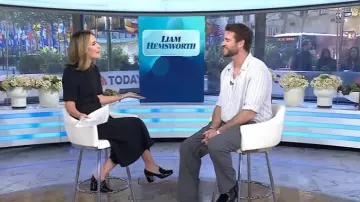 Prada Block Heel Loafer Pump worn by Savannah Guthrie as seen in Today on October 27, 2025