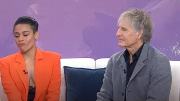 Brunello Cucinelli Boxy Fit Button Down Jacket worn by Scott Bakula as seen in Today on October 27, 2025