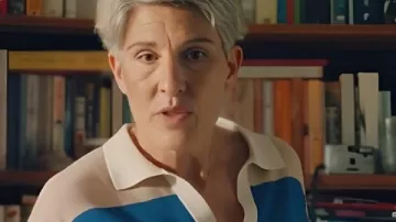 Riot Women S01 Holly Sleeveless Top worn by Holly (Tamsin Greig) as seen in Riot Women (S01)