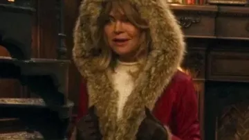 The Christmas Chronicles Goldie Hawn Red Jacket worn by Mrs. Claus (Goldie Hawn) as seen in The Christmas Chronicles