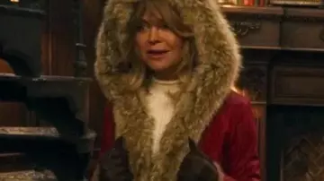 The Christmas Chronicles Goldie Hawn Red Jacket worn by Mrs. Claus (Goldie Hawn) as seen in The Christmas Chronicles