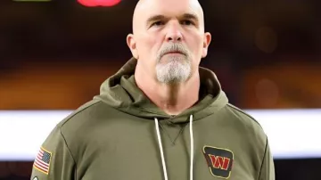 Dan Quinn Washington Commanders Salute To Service Hoodie in Washington Commanders Dan Quinn Just Officially Lost It…