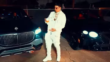 Dior White & Silver B22 Sneakers worn by DeeBaby in DeeBaby - Bank Statements & Deposits ( Official Video ) shot by : Cash Jundi