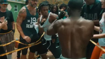 Pantalones cortos de baloncesto Nike Black DNA usados por Denzel Curry en Denzel Curry - RICKY