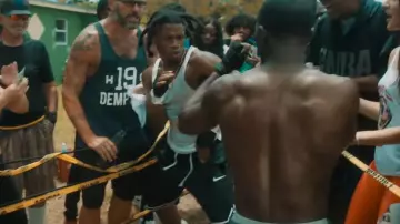 Pantalones cortos de baloncesto Nike Black DNA usados por Denzel Curry en Denzel Curry - RICKY